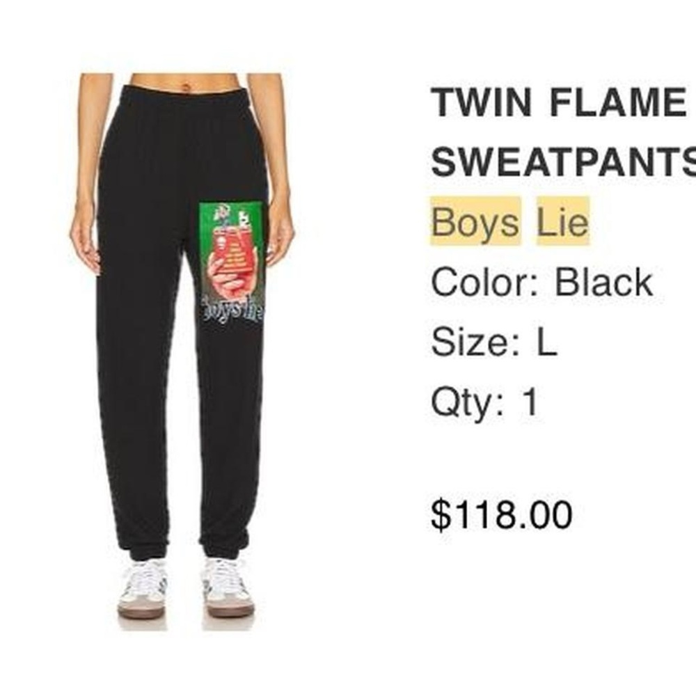 Boys lie Twin flame thermal jogger “are you sure you want to play with fire?”